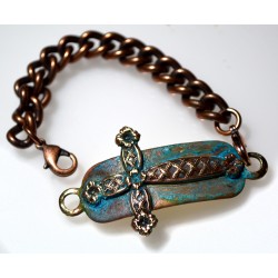 Men's Patina Cross Rockband...