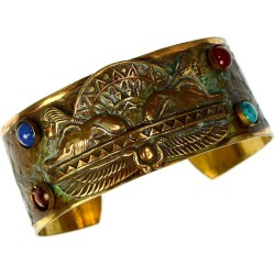 Egyptian Motif Verdigris...
