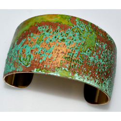 Etched Patina Brass...