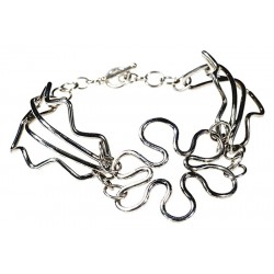 Sterling Silver Wire Floral...