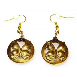 Antiqued Gold Butterfly...