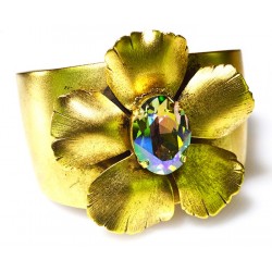 Antique Gold Floral Tapered...