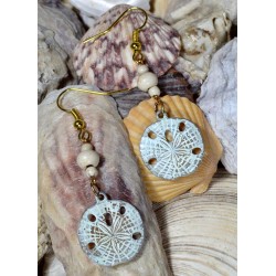 White Patina Brass Sand...
