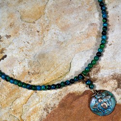 Verdigris Patina Brass Bee...