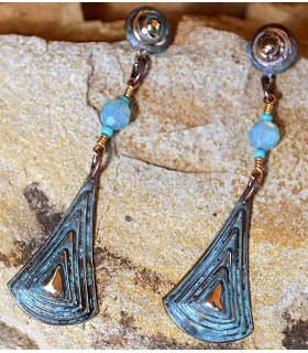 Art Deco Earrings -...