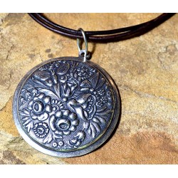 Mirror Antique Silver Brass...