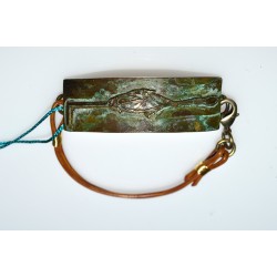 Olive Patina Solid Brass...