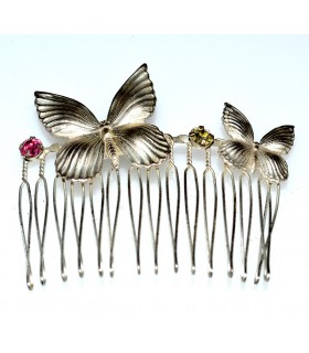 Satin Silver Butterfly...