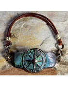 World Traveler wearable art jewelry by Elaine Coyne
