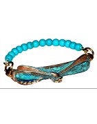 Dragonfly and Butterfly Wearable Art Rockbands by Elaine Coyne Galleri
