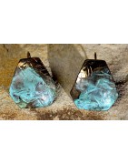 Textured Tealeaf Collection of Earrings designed by Sheriden Starr