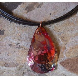 CPI 612pd Copper Iridescent Double Teardrop Pendant