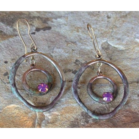 YCP18e - Violette Opal Swarovski Crystals