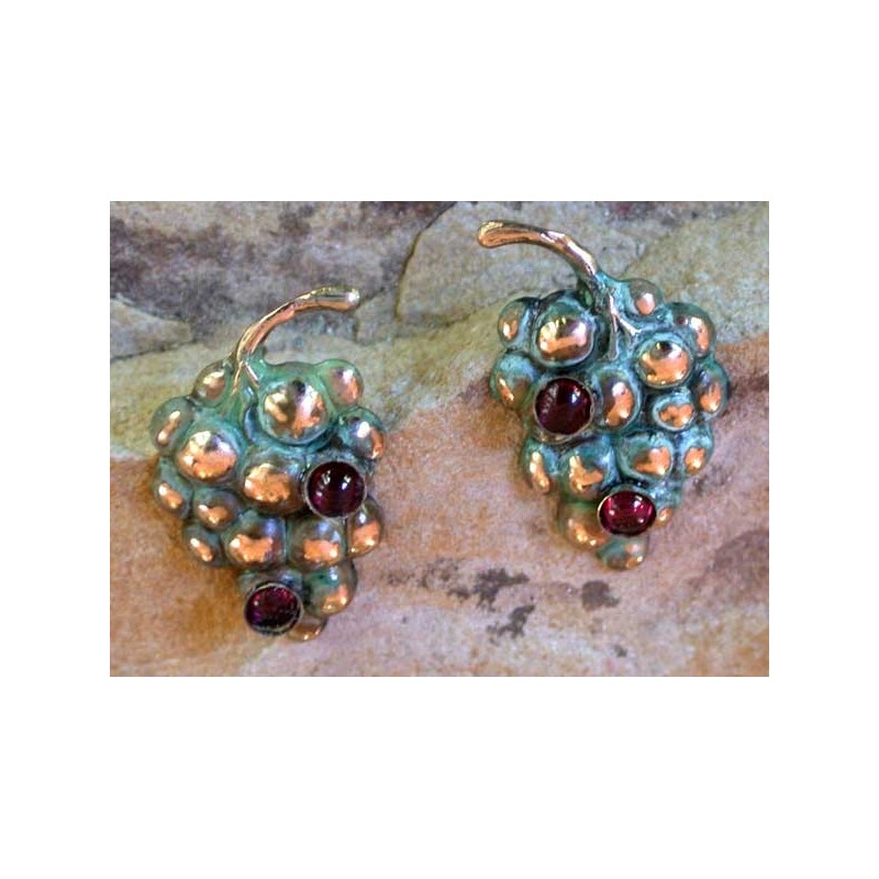 WI381e - Verdigris Patina / Garnet WI381e - Verdigris Patina / Garnet
