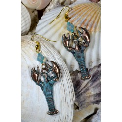 OCP672eCR Lobster Earrings