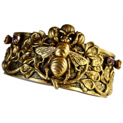 Antique Gold Queen Bee Cuff...